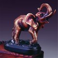 Marian Imports Marian Imports F13015 Elephant Bronze Plated Resin Sculpture - 6 x 3 x 5.5 in. 13015